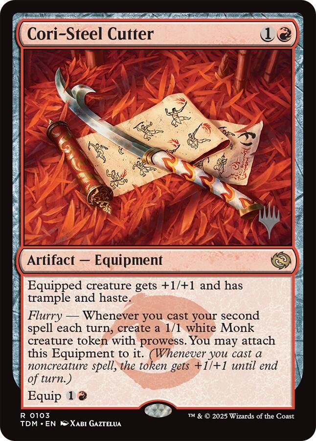 Cori-Steel Cutter (Promo Pack) [Tarkir: Dragonstorm Promos] | Jomio and Rueliete's Cards and Comics