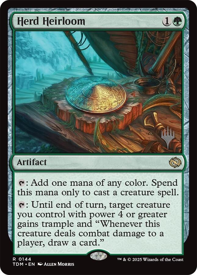 Herd Heirloom [Tarkir: Dragonstorm Promos] | Jomio and Rueliete's Cards and Comics