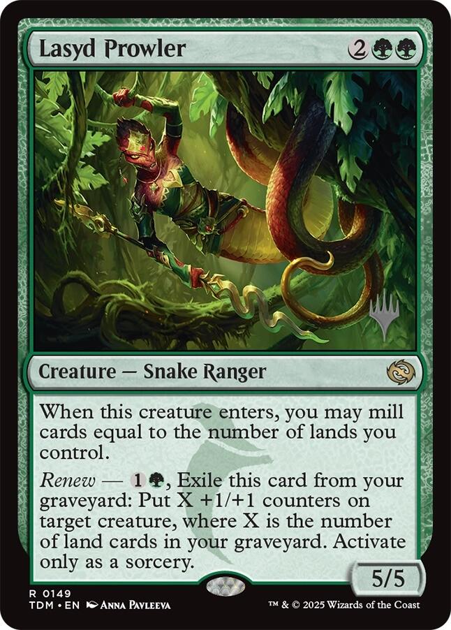 Lasyd Prowler (Promo Pack) [Tarkir: Dragonstorm Promos] | Jomio and Rueliete's Cards and Comics