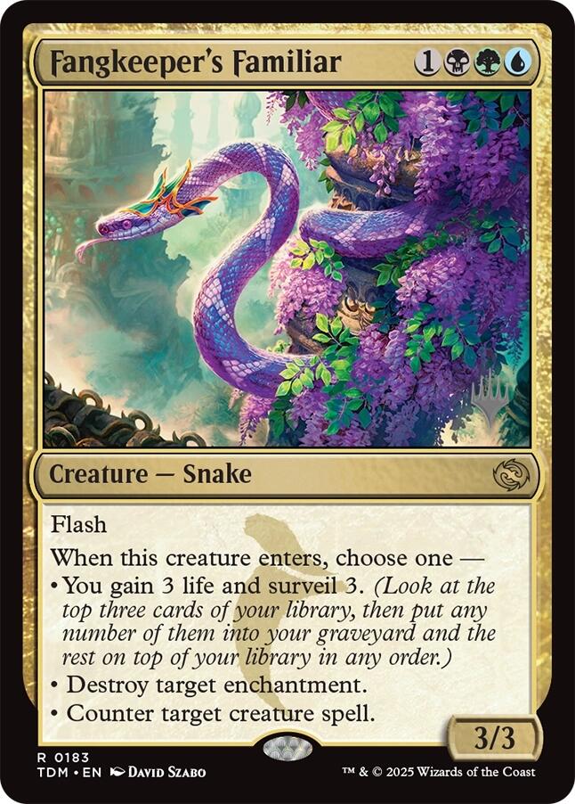 Fangkeeper's Familiar (Promo Pack) [Tarkir: Dragonstorm Promos] | Jomio and Rueliete's Cards and Comics