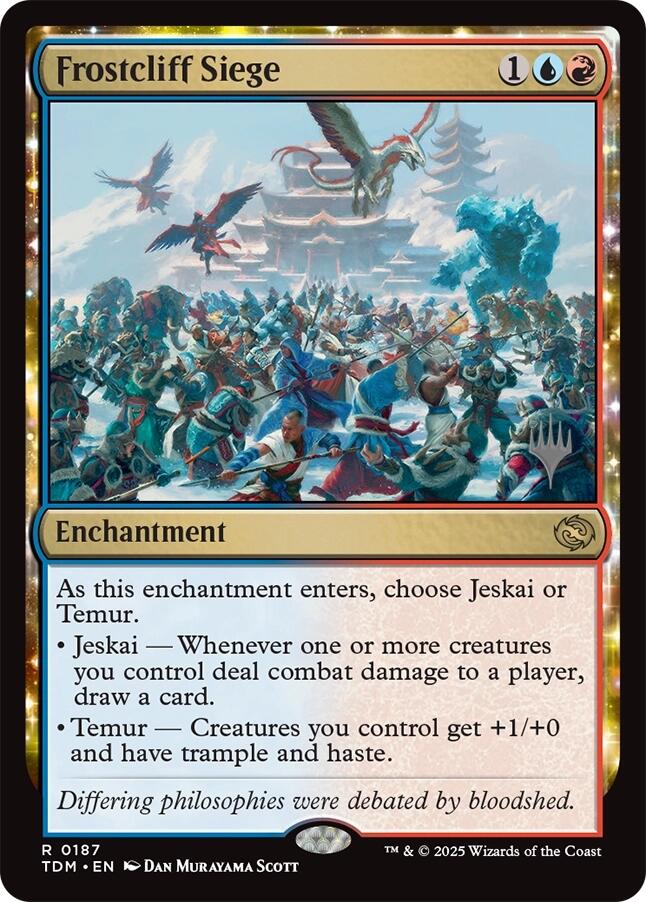 Frostcliff Siege (Promo Pack) [Tarkir: Dragonstorm Promos] | Jomio and Rueliete's Cards and Comics
