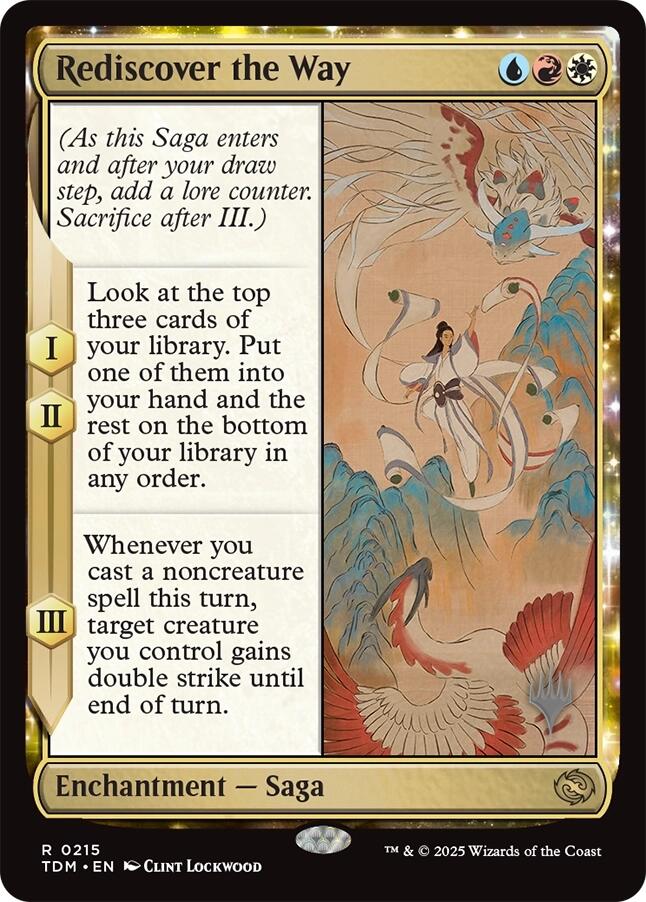 Rediscover the Way [Tarkir: Dragonstorm Promos] | Jomio and Rueliete's Cards and Comics