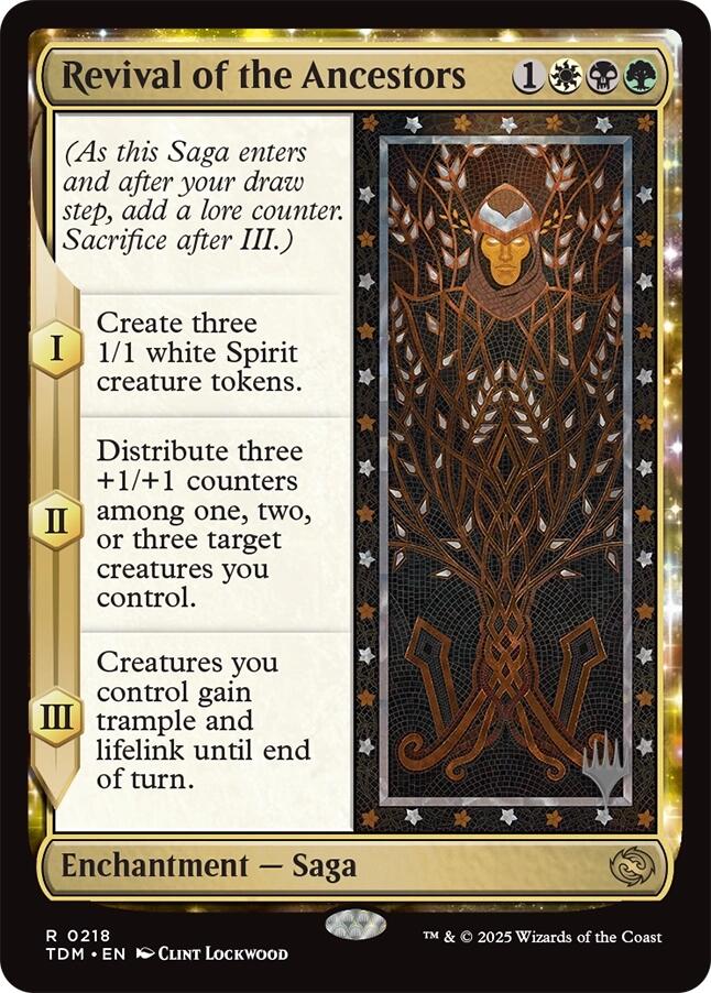 Revival of the Ancestors (Promo Pack) [Tarkir: Dragonstorm Promos] | Jomio and Rueliete's Cards and Comics