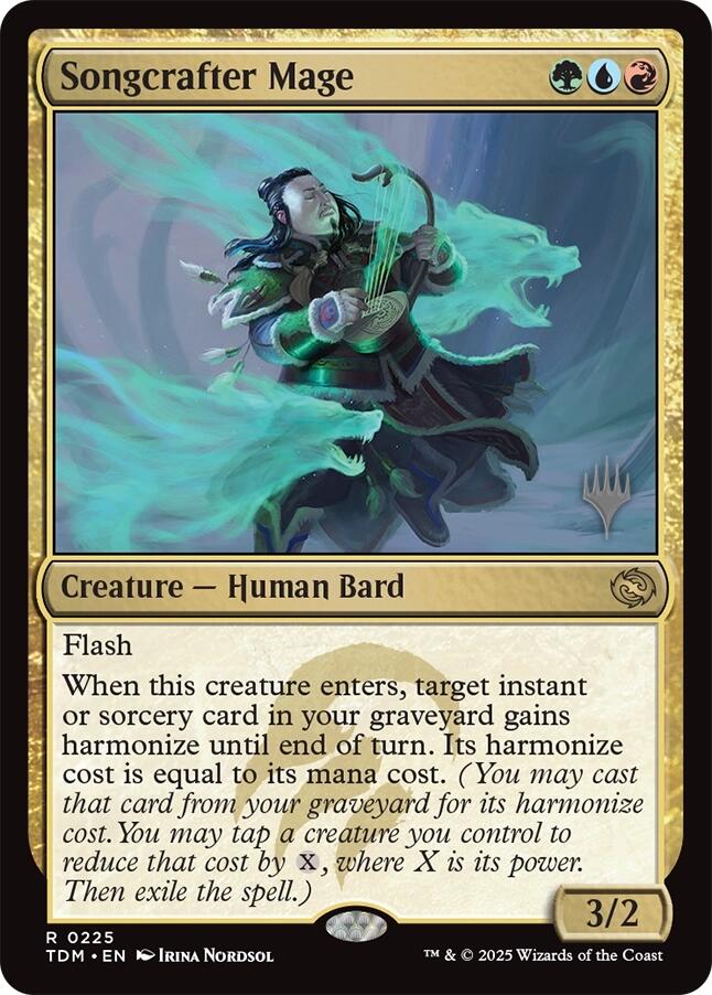 Songcrafter Mage [Tarkir: Dragonstorm Promos] | Jomio and Rueliete's Cards and Comics