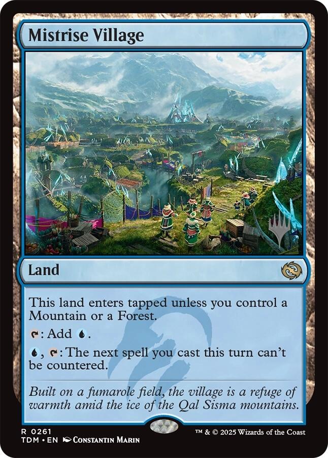 Mistrise Village (Promo Pack) [Tarkir: Dragonstorm Promos] | Jomio and Rueliete's Cards and Comics