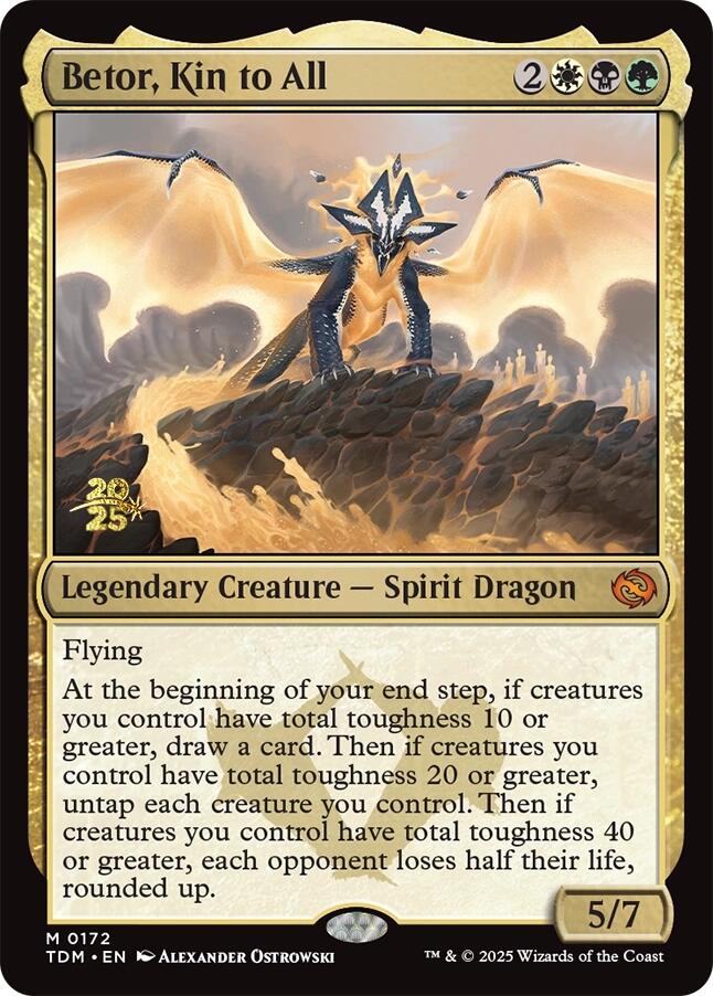 Betor, Kin to All [Tarkir: Dragonstorm Prerelease Promos] | Jomio and Rueliete's Cards and Comics