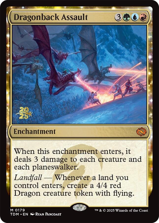 Dragonback Assault [Tarkir: Dragonstorm Prerelease Promos] | Jomio and Rueliete's Cards and Comics