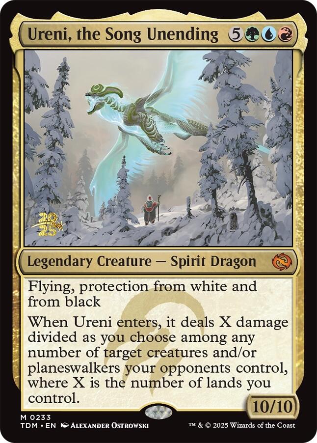 Ureni, the Song Unending [Tarkir: Dragonstorm Prerelease Promos] | Jomio and Rueliete's Cards and Comics