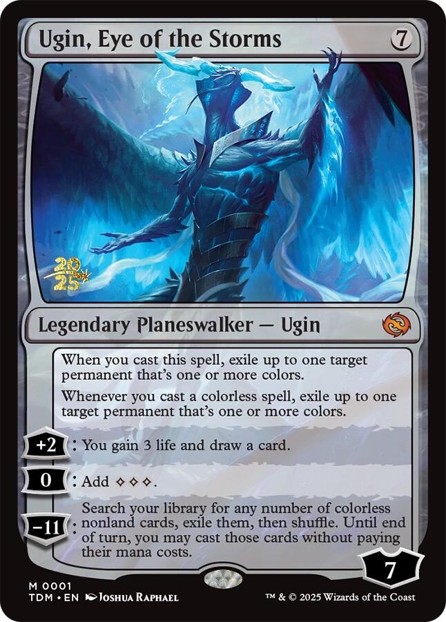 Ugin, Eye of the Storms [Tarkir: Dragonstorm Prerelease Promos] | Jomio and Rueliete's Cards and Comics