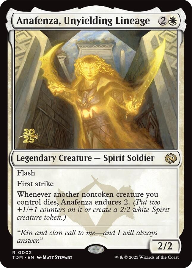 Anafenza, Unyielding Lineage [Tarkir: Dragonstorm Prerelease Promos] | Jomio and Rueliete's Cards and Comics