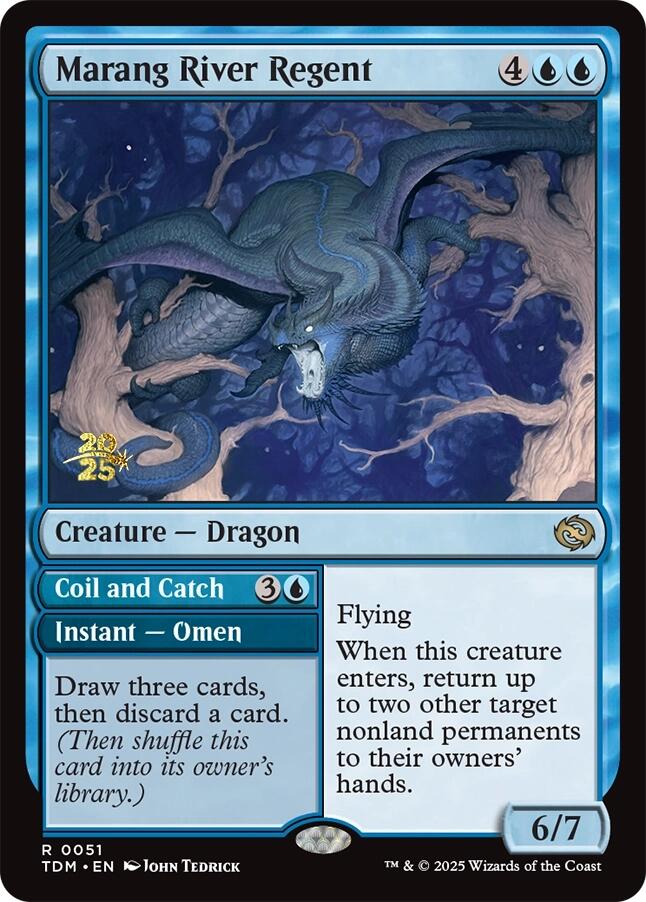 Marang River Regent [Tarkir: Dragonstorm Prerelease Promos] | Jomio and Rueliete's Cards and Comics