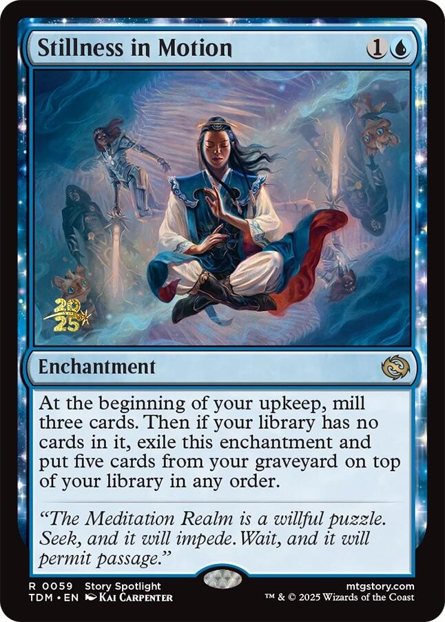 Stillness in Motion [Tarkir: Dragonstorm Prerelease Promos] | Jomio and Rueliete's Cards and Comics