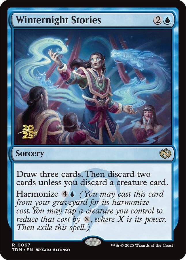 Winternight Stories [Tarkir: Dragonstorm Prerelease Promos] | Jomio and Rueliete's Cards and Comics