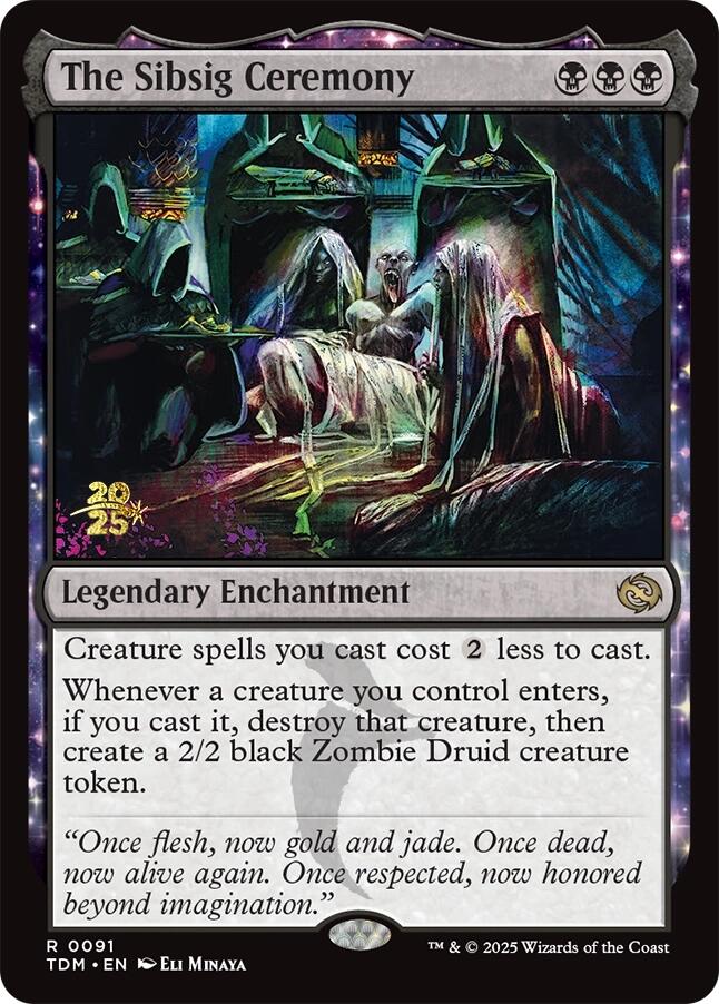 The Sibsig Ceremony [Tarkir: Dragonstorm Prerelease Promos] | Jomio and Rueliete's Cards and Comics