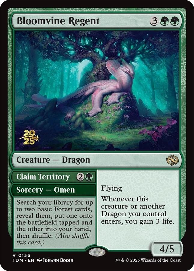 Bloomvine Regent [Tarkir: Dragonstorm Prerelease Promos] | Jomio and Rueliete's Cards and Comics