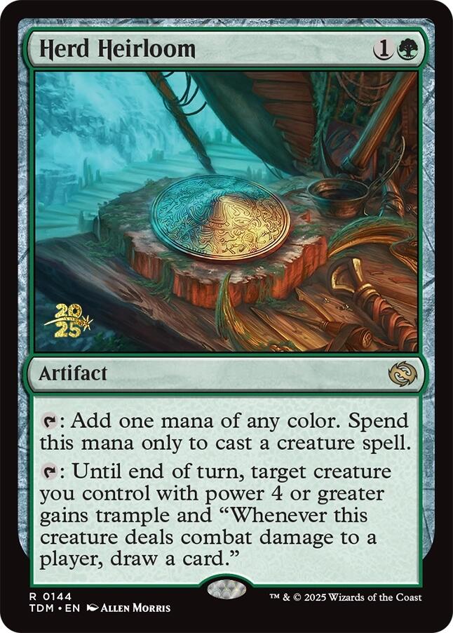 Herd Heirloom [Tarkir: Dragonstorm Prerelease Promos] | Jomio and Rueliete's Cards and Comics