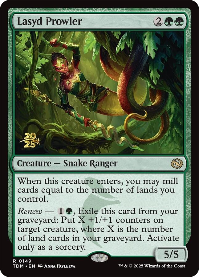 Lasyd Prowler [Tarkir: Dragonstorm Prerelease Promos] | Jomio and Rueliete's Cards and Comics