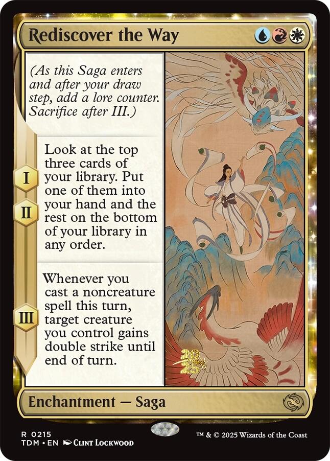 Rediscover the Way [Tarkir: Dragonstorm Prerelease Promos] | Jomio and Rueliete's Cards and Comics