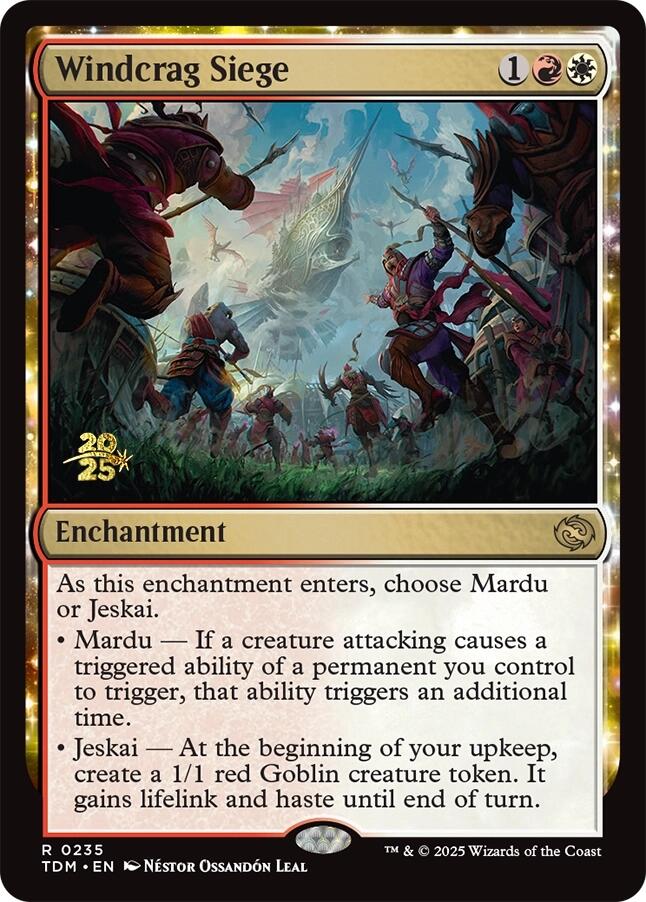 Windcrag Siege [Tarkir: Dragonstorm Prerelease Promos] | Jomio and Rueliete's Cards and Comics