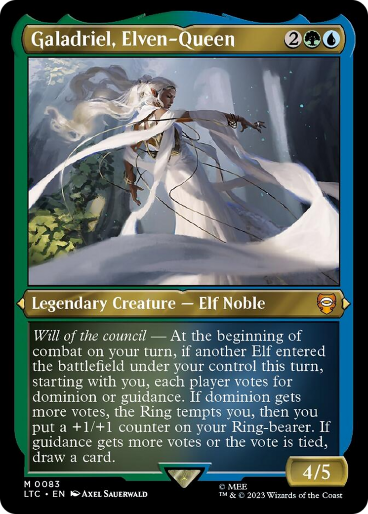 Galadriel, Elven-Queen (Display Commander) [The Lord of the Rings: Tales of Middle-Earth Commander] | Jomio and Rueliete's Cards and Comics