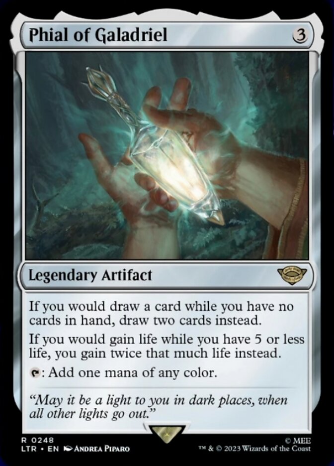 Phial of Galadriel [The Lord of the Rings: Tales of Middle-Earth] | Jomio and Rueliete's Cards and Comics