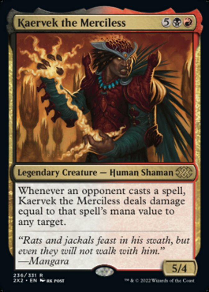 Kaervek the Merciless [Double Masters 2022] | Jomio and Rueliete's Cards and Comics