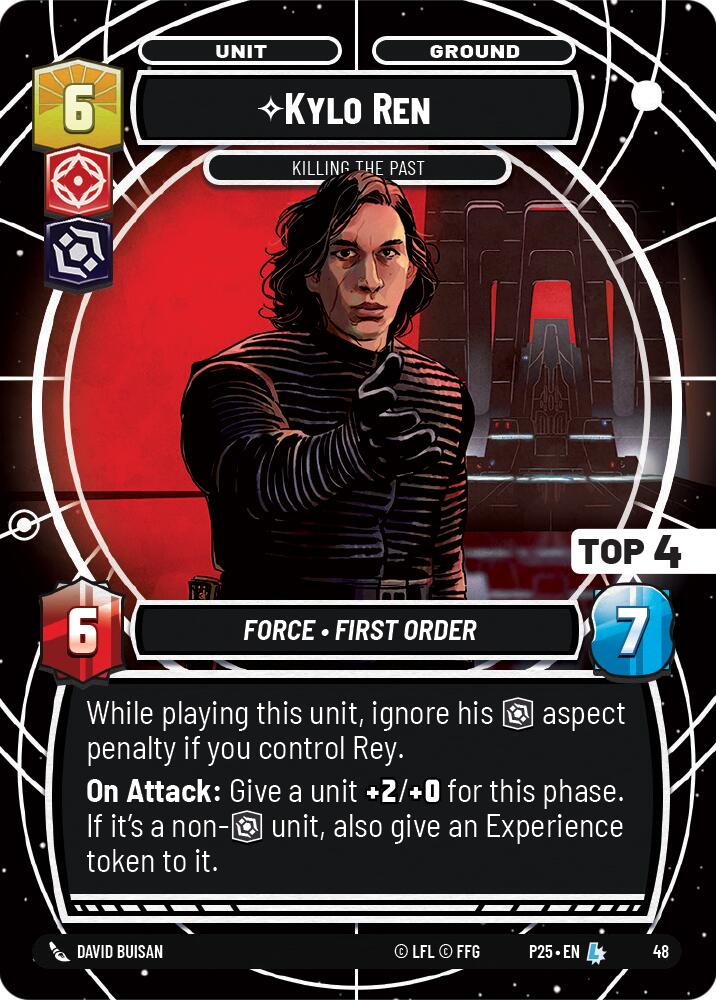 Kylo Ren - Killing the Past (48) (Top 4) (48) [Store Showdown Promos] | Jomio and Rueliete's Cards and Comics