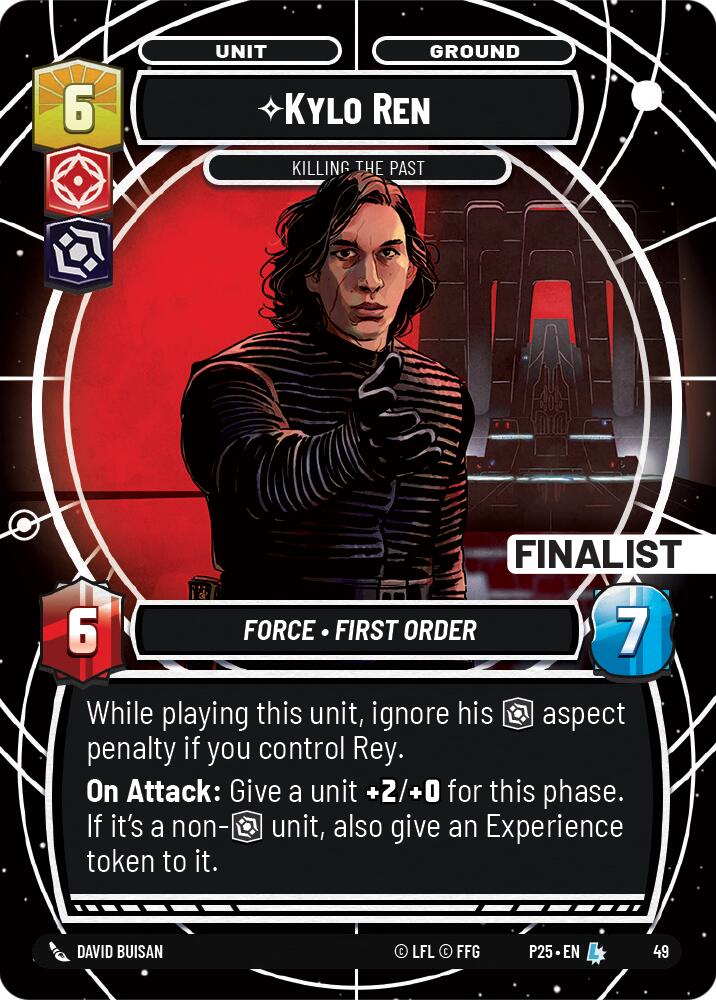 Kylo Ren - Killing the Past (49) (Finalist) (49) [Store Showdown Promos] | Jomio and Rueliete's Cards and Comics