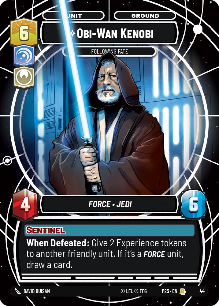 Obi-Wan Kenobi - Following Fate (45) (44) [Store Showdown Promos] | Jomio and Rueliete's Cards and Comics