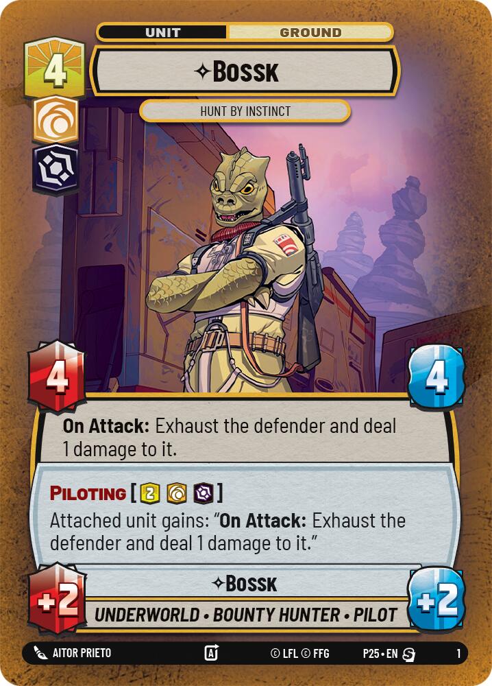 Bossk - Hunt By Instinct (1) (1) [Store Showdown Promos] | Jomio and Rueliete's Cards and Comics