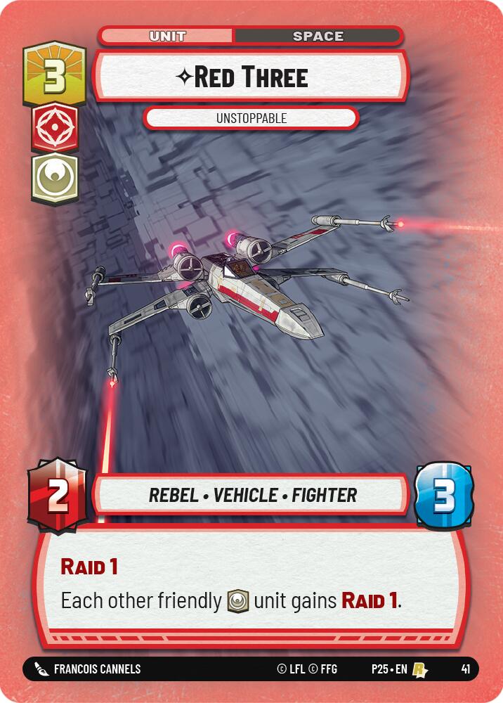 Red Three - Unstoppable (41) (41) [Store Showdown Promos] | Jomio and Rueliete's Cards and Comics