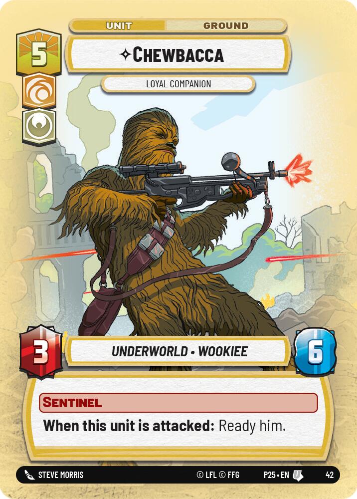 Chewbacca - Loyal Companion (42) (42) [Store Showdown Promos] | Jomio and Rueliete's Cards and Comics
