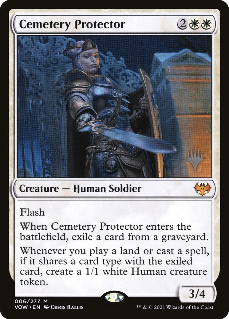 Cemetery Protector [Aetherdrift Promos] | Jomio and Rueliete's Cards and Comics