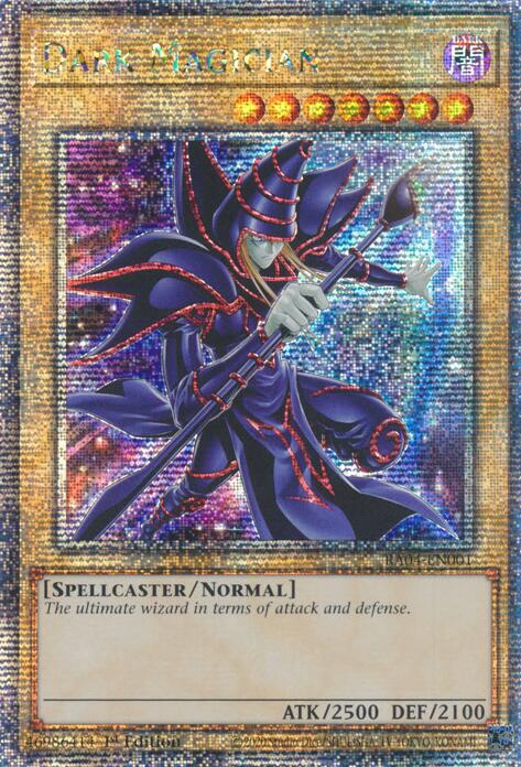 Dark Magician (New Art) [RA04-EN001] Quarter Century Secret Rare | Jomio and Rueliete's Cards and Comics