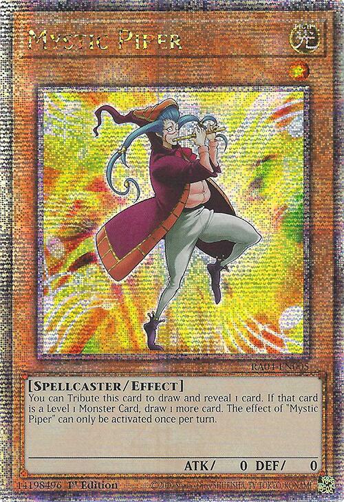 Mystic Piper [RA04-EN005] Quarter Century Secret Rare | Jomio and Rueliete's Cards and Comics