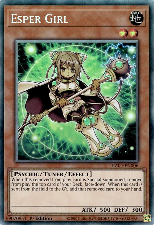 Esper Girl [RA04-EN006] Prismatic Collector's Rare | Jomio and Rueliete's Cards and Comics