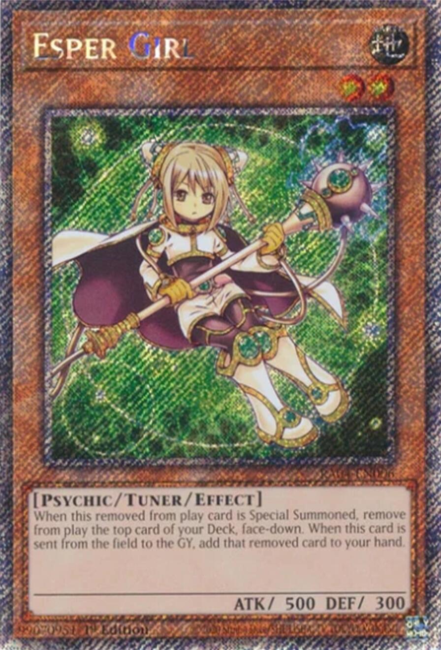 Esper Girl [RA04-EN006] Platinum Secret Rare | Jomio and Rueliete's Cards and Comics
