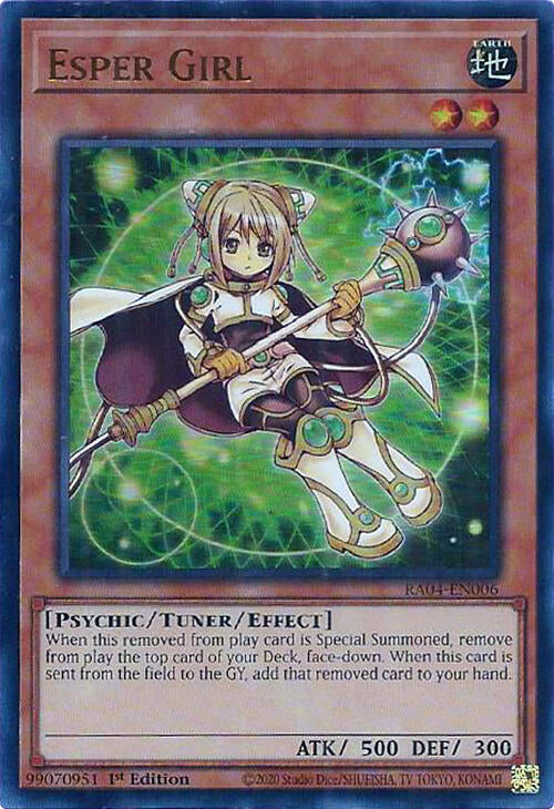 Esper Girl [RA04-EN006] Ultra Rare | Jomio and Rueliete's Cards and Comics
