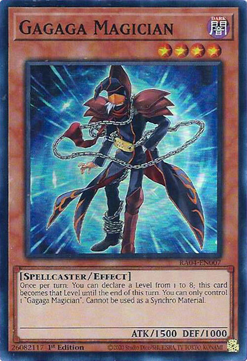 Gagaga Magician [RA04-EN007] Super Rare | Jomio and Rueliete's Cards and Comics