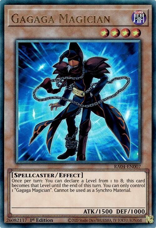 Gagaga Magician [RA04-EN007] Prismatic Ultimate Rare | Jomio and Rueliete's Cards and Comics