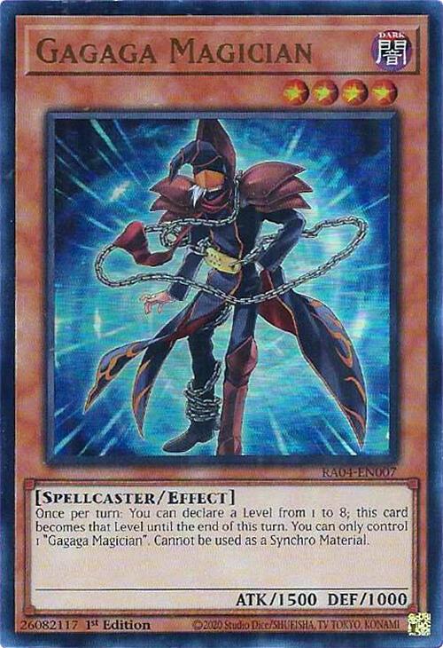 Gagaga Magician [RA04-EN007] Ultra Rare | Jomio and Rueliete's Cards and Comics