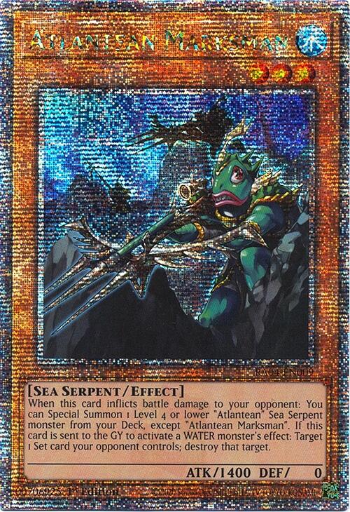 Atlantean Marksman [RA04-EN009] Quarter Century Secret Rare | Jomio and Rueliete's Cards and Comics