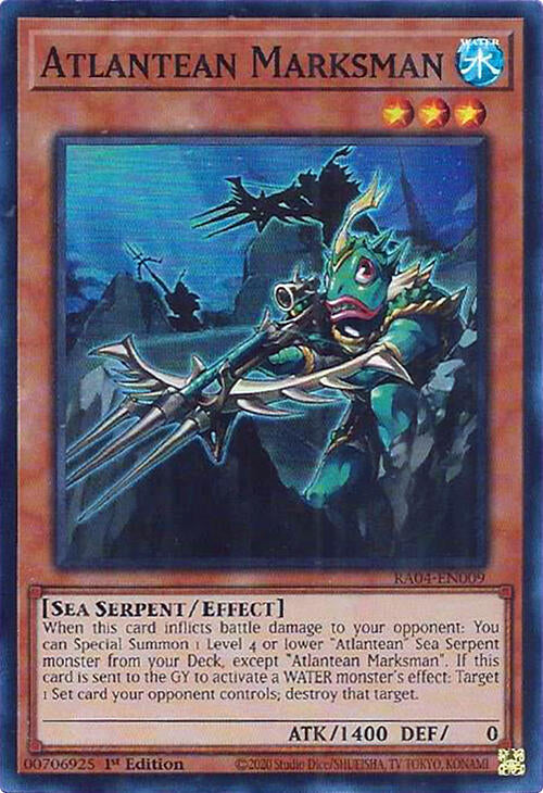 Atlantean Marksman [RA04-EN009] Super Rare | Jomio and Rueliete's Cards and Comics