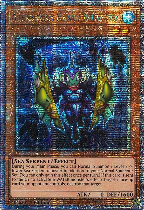 Atlantean Heavy Infantry [RA04-EN010] Quarter Century Secret Rare | Jomio and Rueliete's Cards and Comics