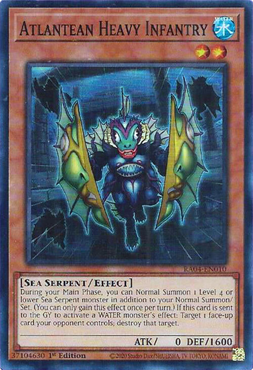 Atlantean Heavy Infantry [RA04-EN010] Super Rare | Jomio and Rueliete's Cards and Comics