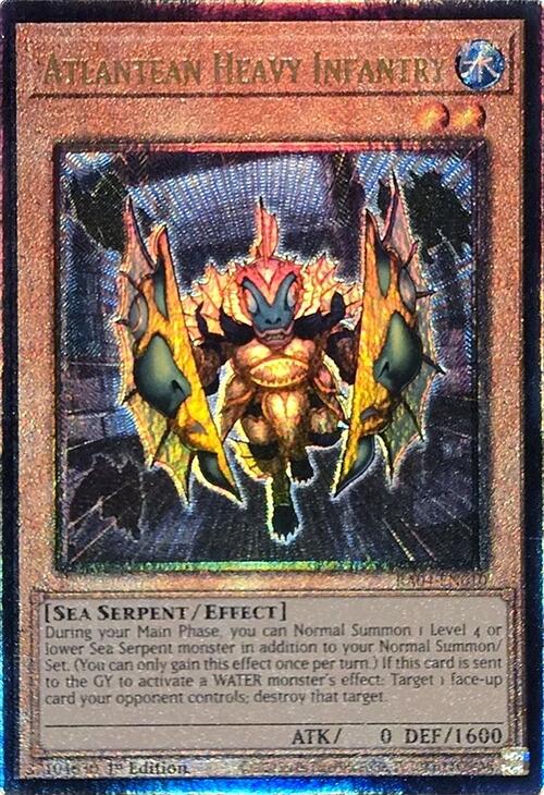 Atlantean Heavy Infantry [RA04-EN010] Prismatic Ultimate Rare | Jomio and Rueliete's Cards and Comics