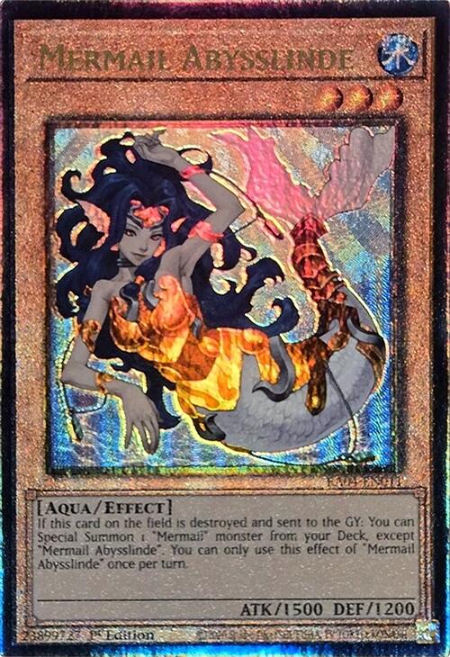 Mermail Abysslinde [RA04-EN011] Prismatic Ultimate Rare | Jomio and Rueliete's Cards and Comics