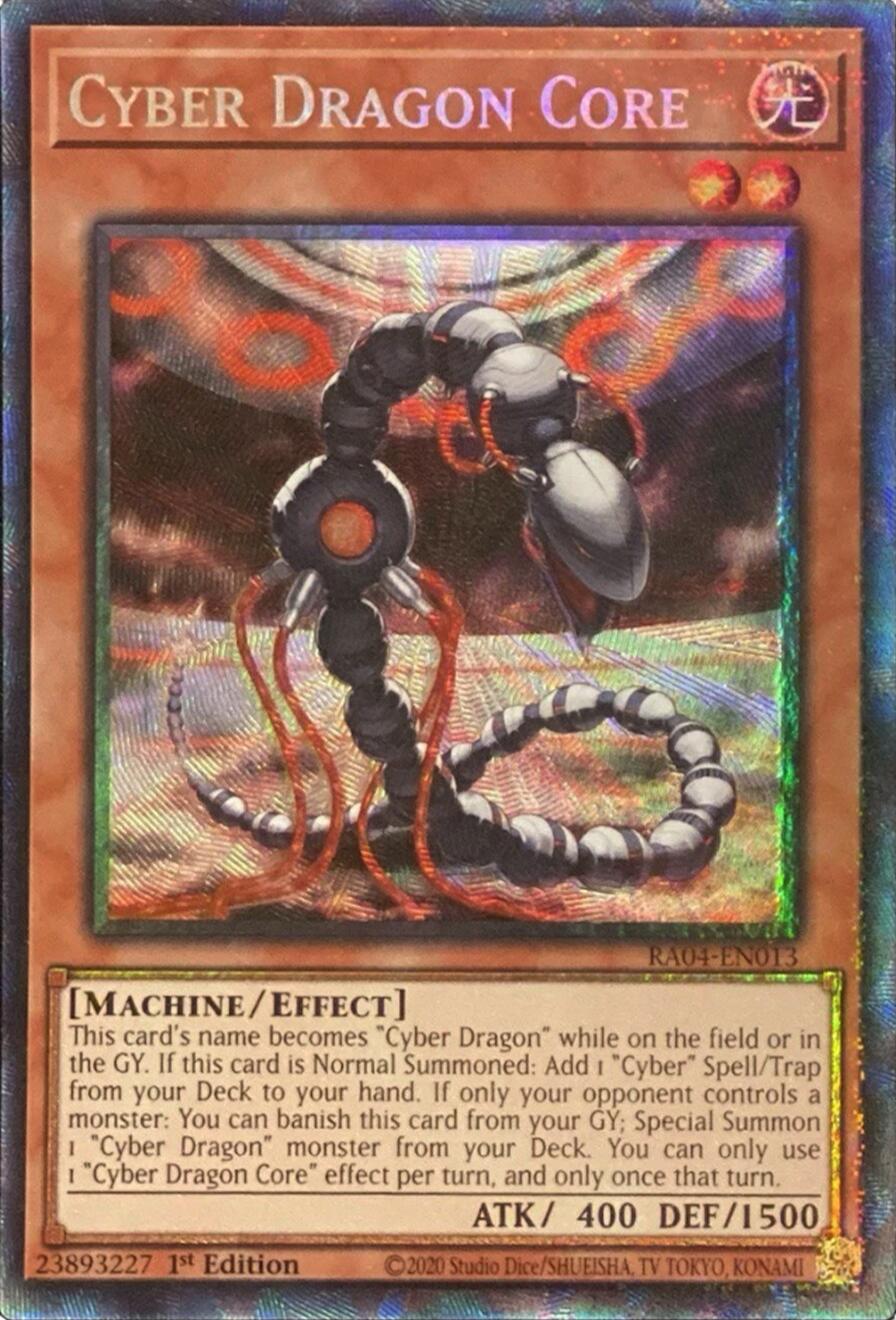 Cyber Dragon Core [RA04-EN013] Prismatic Collector's Rare | Jomio and Rueliete's Cards and Comics