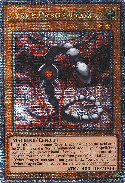 Cyber Dragon Core [RA04-EN013] Quarter Century Secret Rare | Jomio and Rueliete's Cards and Comics