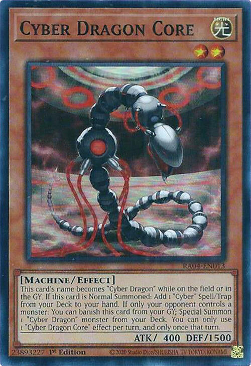 Cyber Dragon Core [RA04-EN013] Super Rare | Jomio and Rueliete's Cards and Comics